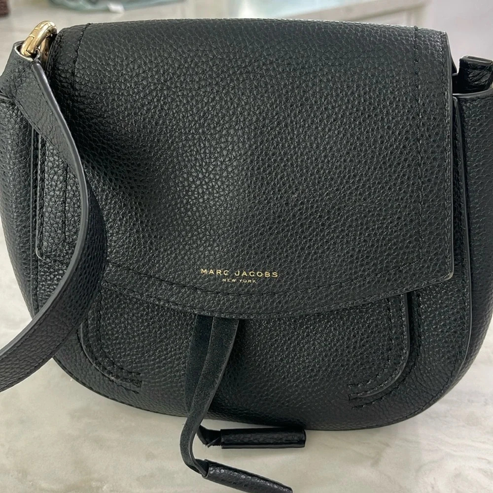 MARC JACOBS Maverick Saddle black 
Leather Bag crossbody - Picture 17 of 17